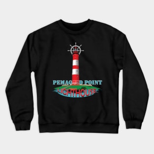 Pemaquid point lighthouse Crewneck Sweatshirt